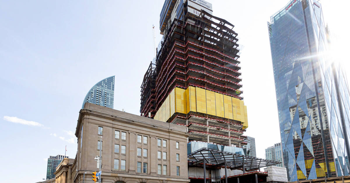 The tallest office tower under construction in Canada is rising in Toronto