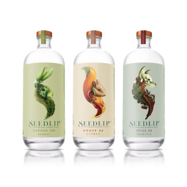 toronto-non-alcoholic-drinks-seedlip Three bottles of Seedlip non-alcoholic spirits