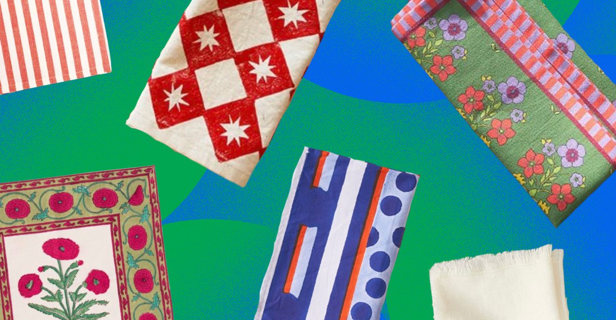 The Best Cloth Napkins: 8 Really Nice Sets I Love, From Linen to Retro