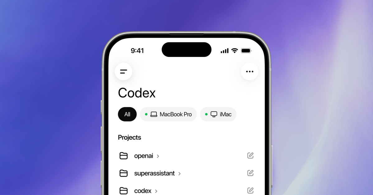 OpenAI’s Codex is now in the ChatGPT mobile app OpenAI’s Codex is now in the ChatGPT mobile app